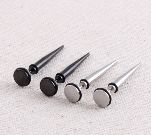 Boucle d'oreille pour homme avec effet de dilatation J1438