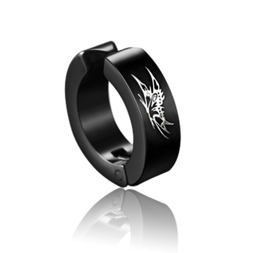 Boucle d'oreille ronde