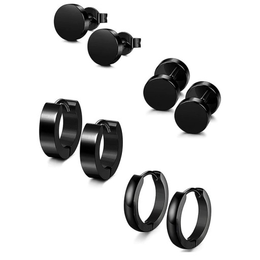 Boucles d'oreilles 4 paires
