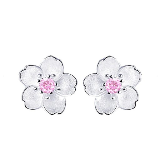 Boucles d'oreilles à clou femme fleur G143