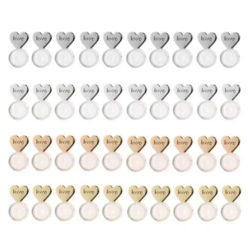 Boucles d'oreilles à clou pour femmes 5 paires