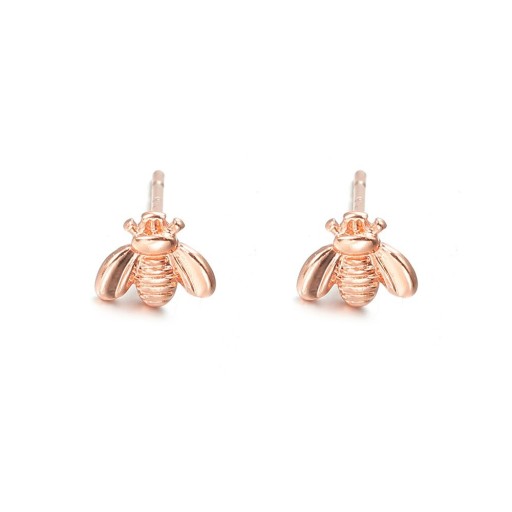 Boucles d'oreilles à clou pour femmes abeille G815