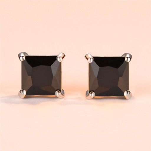 Boucles d'oreilles à clou pour femmes avec zircons G121