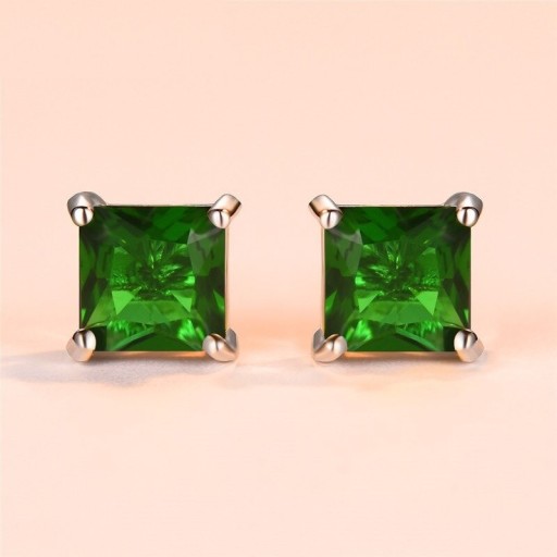 Boucles d'oreilles à clou pour femmes avec zircons G121