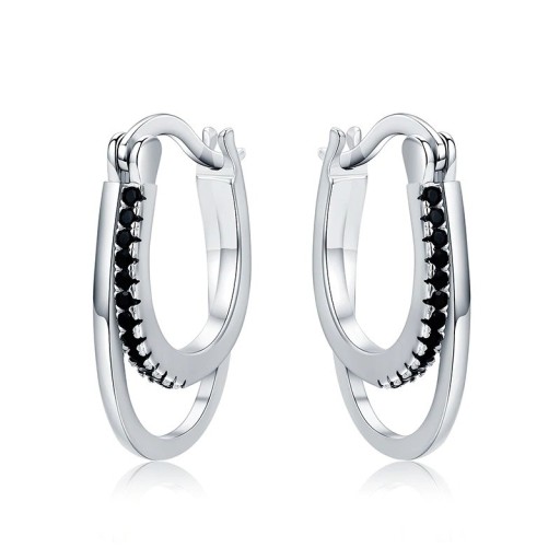 Boucles d'oreilles brillantes pour femmes