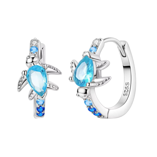 Boucles d'oreilles créoles en argent sterling 925 pour femmes Bijoux fins et élégants pour les soirées et un usage quotidien Design original