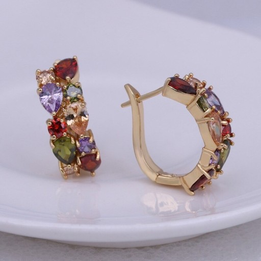 Boucles d'oreilles créoles pour femmes H726