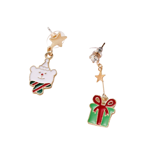 Boucles d'oreilles de Noël pour femmes N986