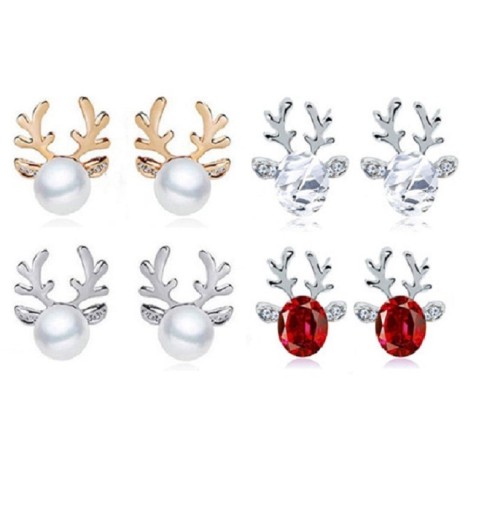 Boucles d'oreilles de Noël renne