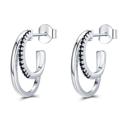 Boucles d'oreilles demi-lune pour femmes