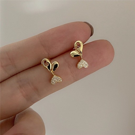 Boucles d'oreilles en forme de cœur pour femmes G1436