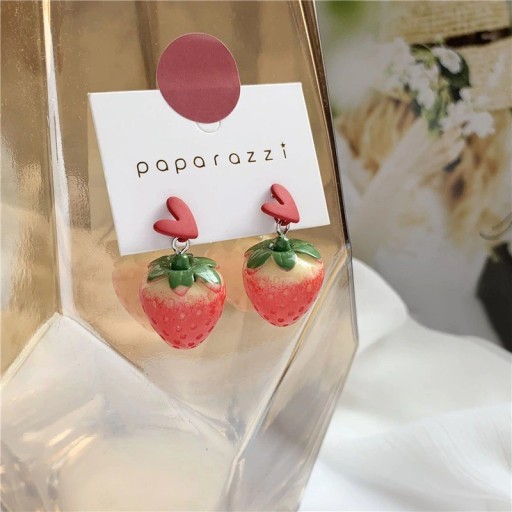 Boucles d'oreilles femme fruits
