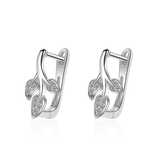 Boucles d'oreilles femmes feuilles