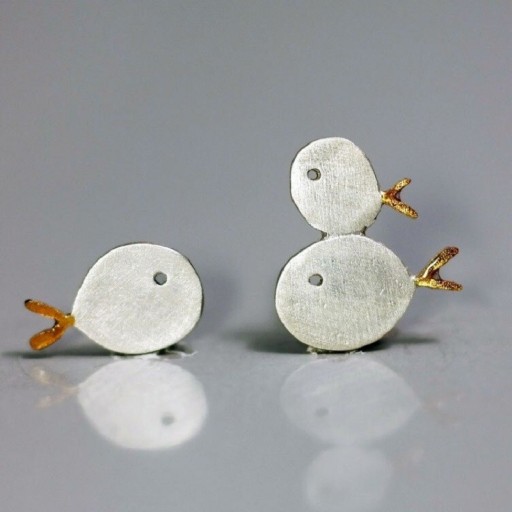 Boucles d'oreilles femmes poisson