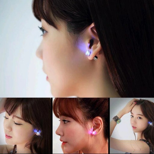 Boucles d'oreilles lumineuses pour femmes