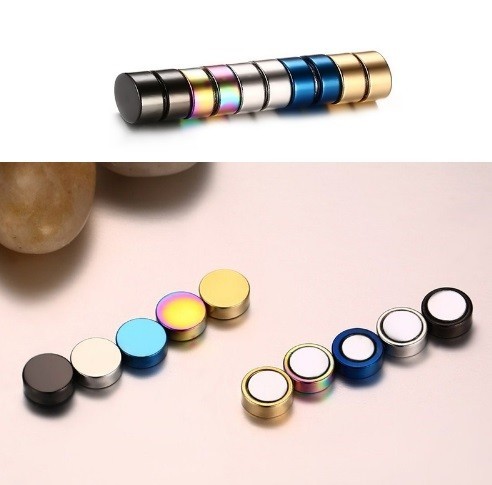 Boucles d'oreilles magnétiques pour hommes J961