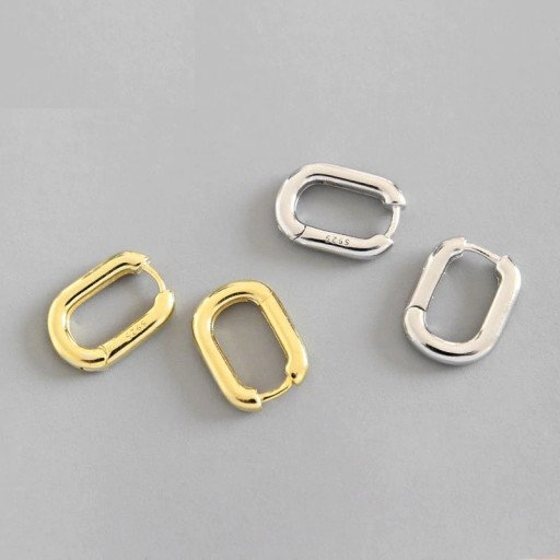 Boucles d'oreilles ovales pour femmes