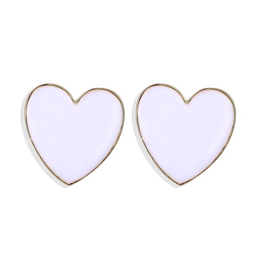 Boucles d'oreilles pendantes en forme de cœur pour femmes G704