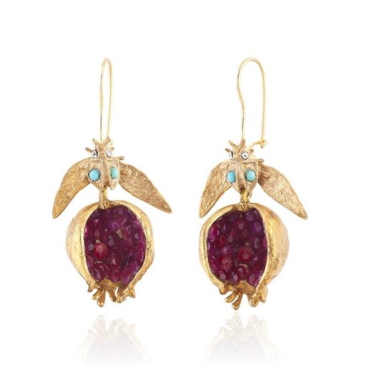 Boucles d'oreilles pendantes en forme de pomme pour femmes G191