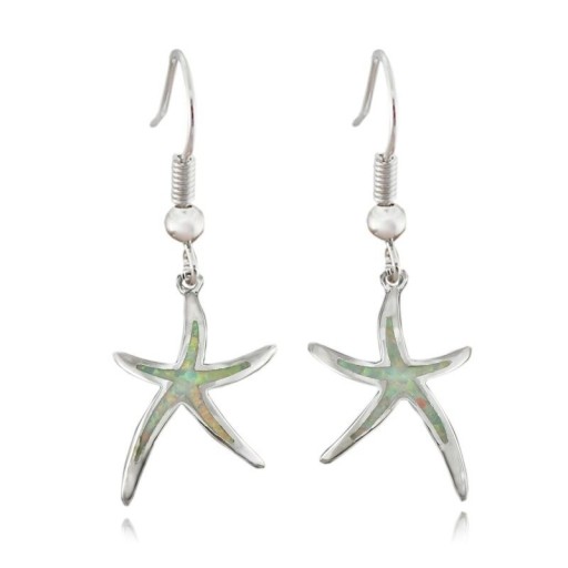 Boucles d'oreilles pendantes étoile de mer pour femmes