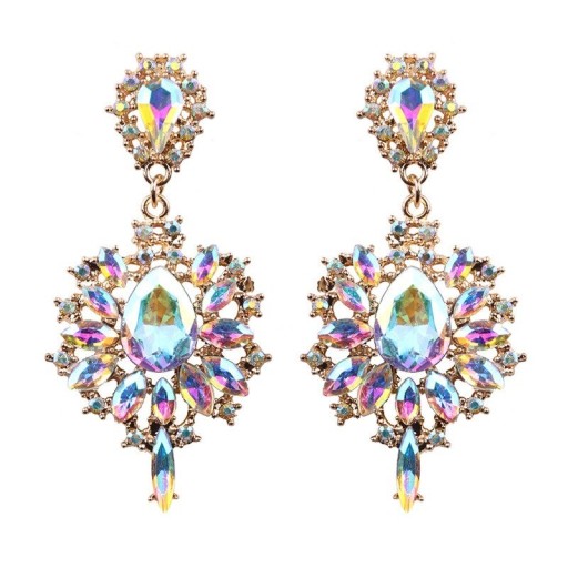 Boucles d'oreilles pendantes pour femmes avec zircon
