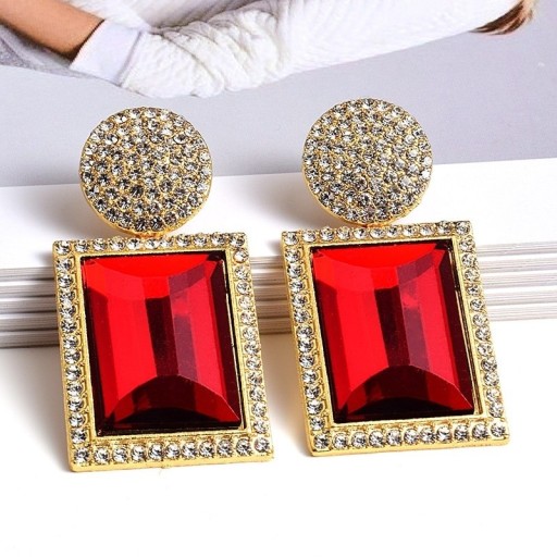 Boucles d'oreilles pendantes pour femmes avec zircon