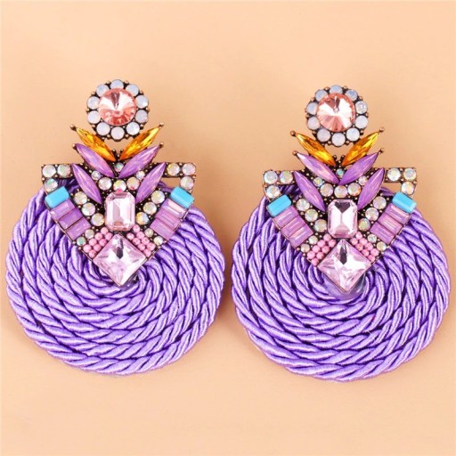 Boucles d'oreilles pendantes pour femmes avec zircon