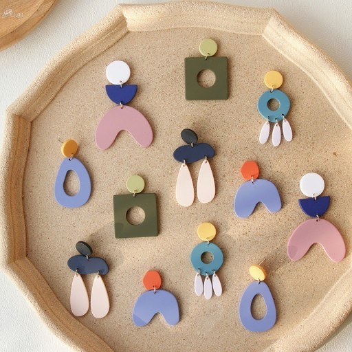 Boucles d'oreilles pendantes pour femmes G649