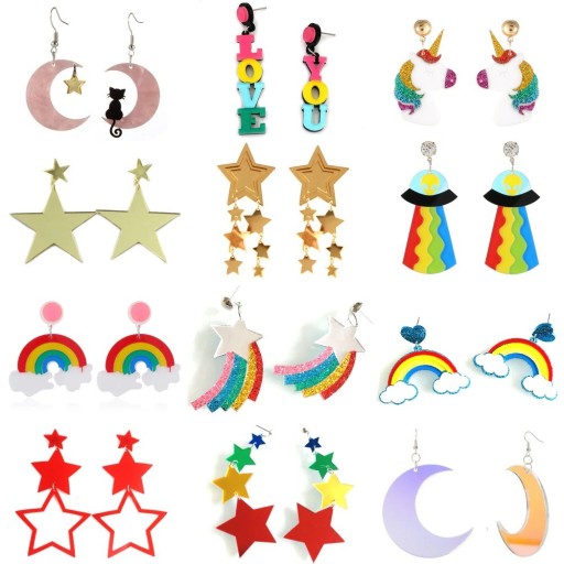 Boucles d'oreilles pendantes pour femmes G763