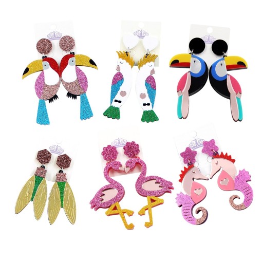 Boucles d'oreilles pendantes pour femmes G831