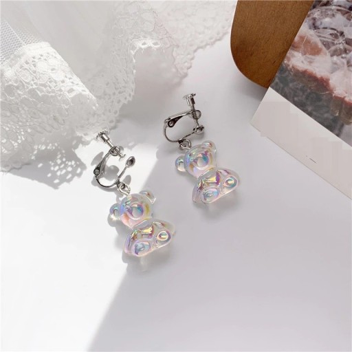 Boucles d'oreilles pendantes pour femmes ours J140