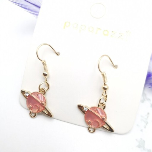 Boucles d'oreilles pendantes pour femmes planète