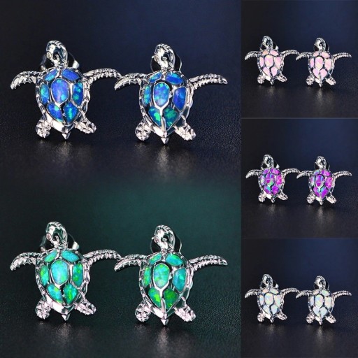 Boucles d'oreilles pendantes tortue pour femmes