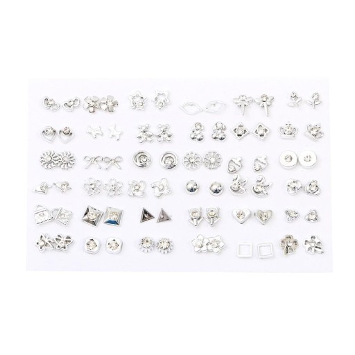 Boucles d'oreilles pour femmes 36 paires H771