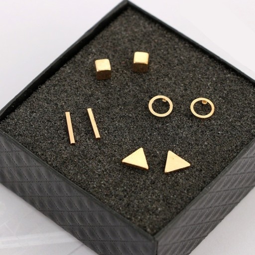 Boucles d'oreilles pour femmes 4 paires G1013