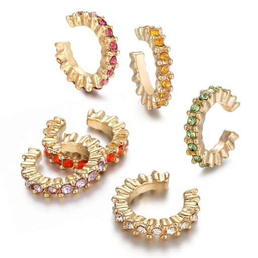 Boucles d'oreilles pour femmes 6 pcs J124