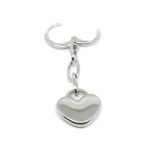 Boucles d'oreilles pour femmes avec cœur