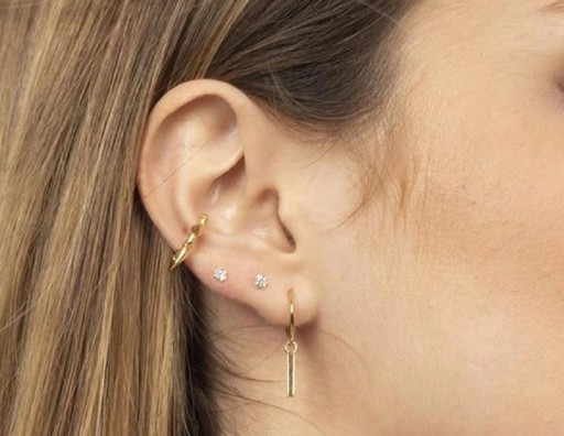 Boucles d'oreilles pour femmes avec épines