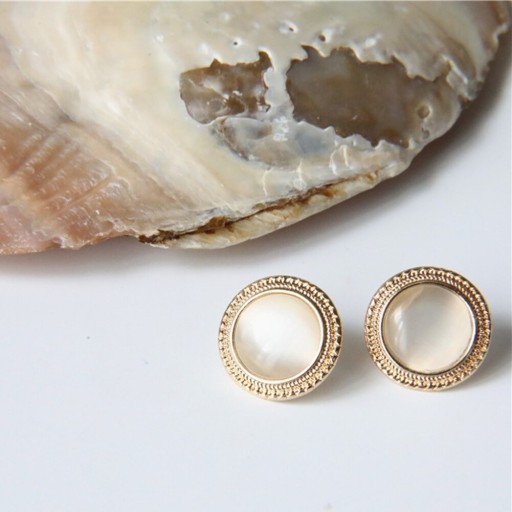 Boucles d'oreilles pour femmes avec opale