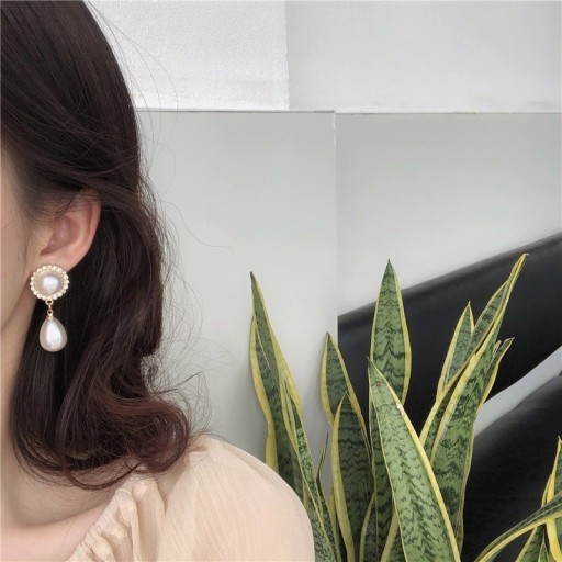 Boucles d'oreilles pour femmes avec perles G662
