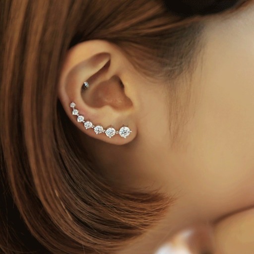 Boucles d'oreilles pour femmes avec pierres