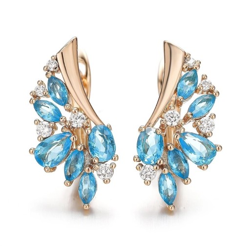 Boucles d'oreilles pour femmes avec pierres