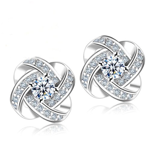 Boucles d'oreilles pour femmes avec pierres A1728