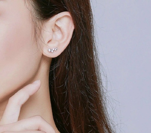 Boucles d'oreilles pour femmes avec pierres R58