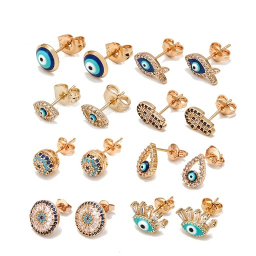 Boucles d'oreilles pour femmes avec zircon