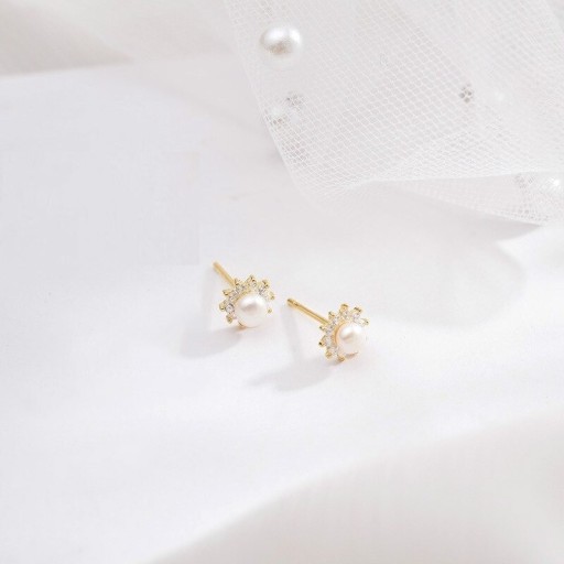 Boucles d'oreilles pour femmes en forme de fleur