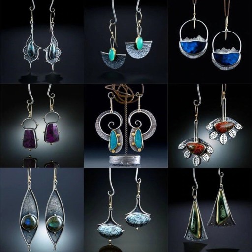 Boucles d'oreilles pour femmes G326