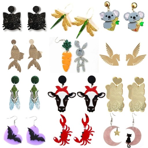 Boucles d'oreilles pour femmes G568