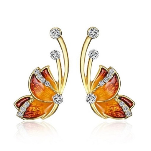 Boucles d'oreilles pour femmes papillons
