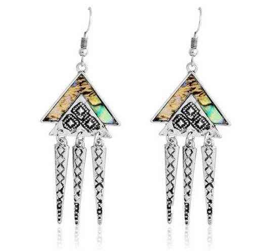 Boucles d'oreilles Pyramide